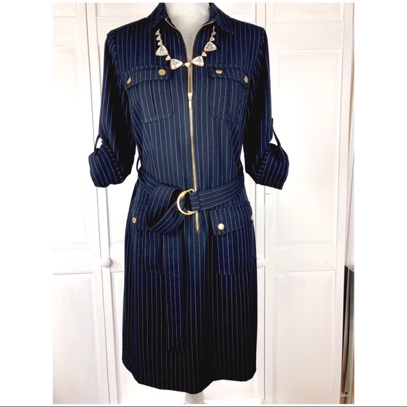 Established 1962 Dresses & Skirts - RETRO STYLE NAVY SHIRT DRESS